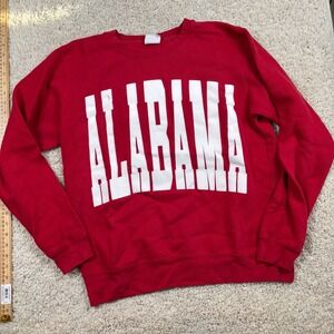 Pacific & Co Alabama Crimson Tide Sweatshirt Red Mens Medium Collegiate Pullover